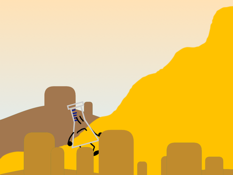 Add Yourself Climbing a Sand Mountain