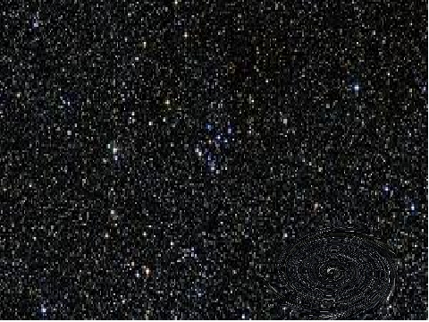 getting sucked into a black hole