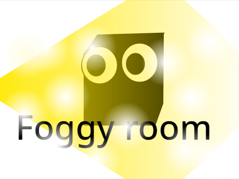 foggy room