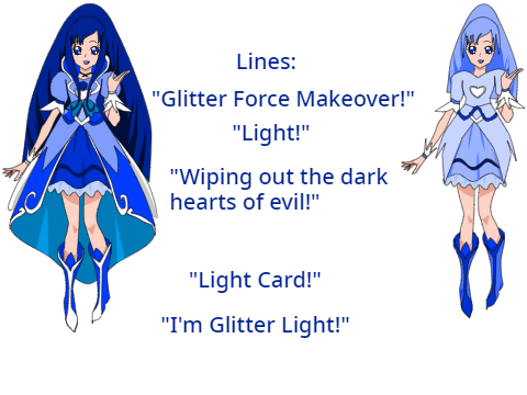 Hazel's VA for Glitter Force: The After Legends