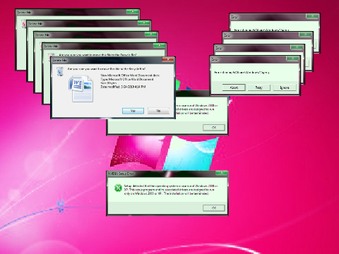 Windows 7 Crazy Error evil version