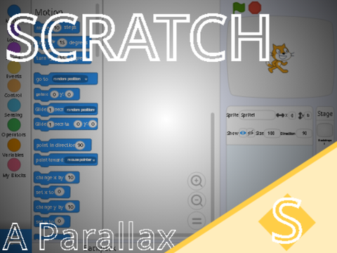 Scratch| A Parallax but you can click on the flag, wow...