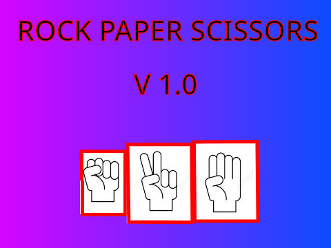 Rock paper scissors V 1.0