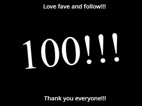100 followers!!!