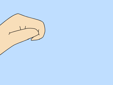 a hand