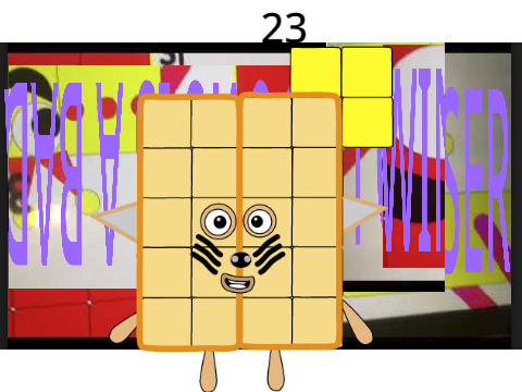 My Numberblock 23 in Scratch
