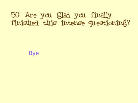 50 (no 49) Questions no Scratcher has answered remix (listen it’s 49 questions)