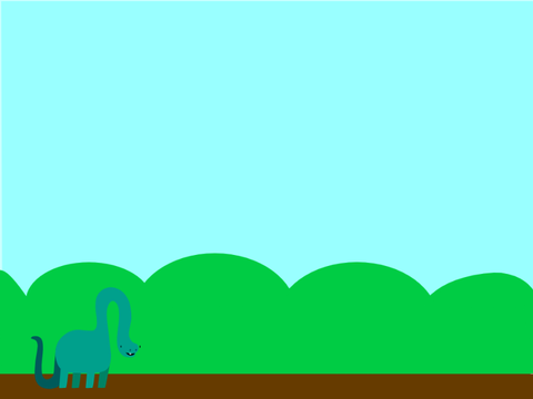 dinosaur jumping