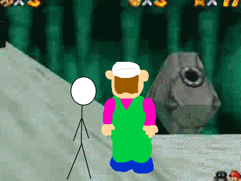 I Added Myself Walking In Bowser's 3D Lair