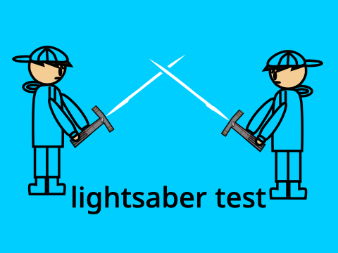 lightsaber test