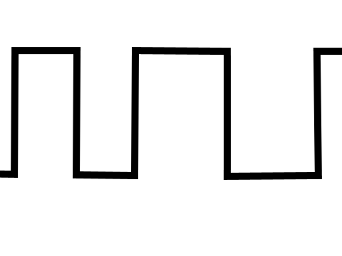Pitched square music