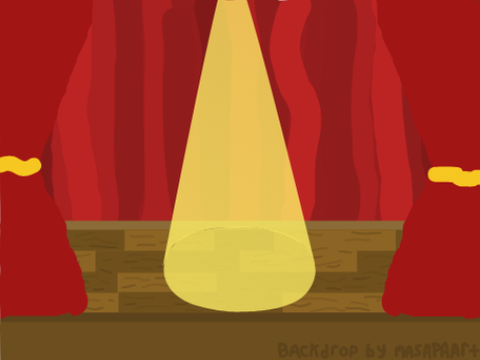 Backdrop with Spotlight for SWC Musical