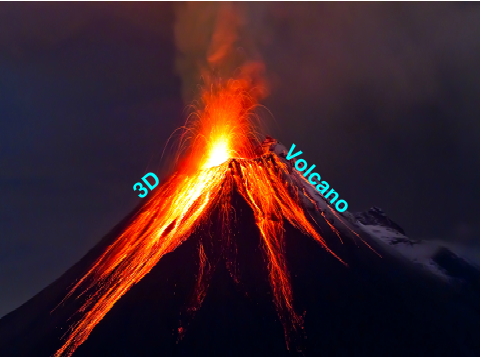 3D Volcano