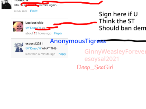 Sign here is u think ST should ban bully accounts remix remix