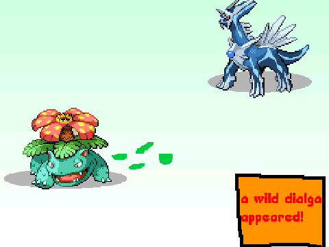 venasaur vs. dialga