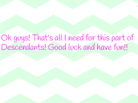 Descendants Auditions