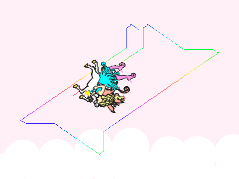 Flying Rainbow Unicorn