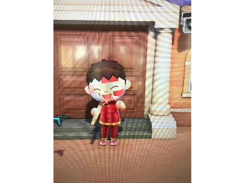 I made my ACNH player Zuko 