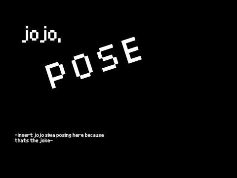 jojo, pose