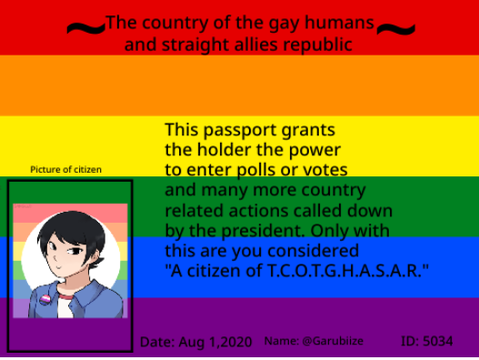 Passport For T.C.O.T.G.H.A.S.A.R