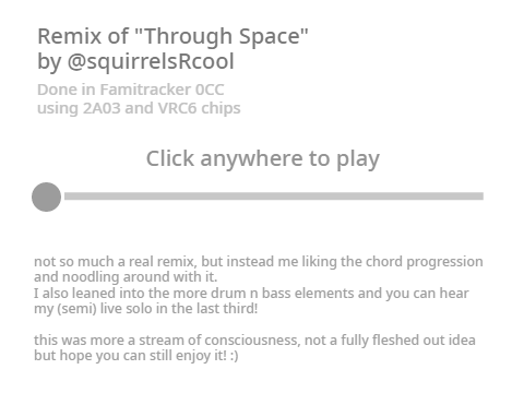 squirrelsRcool "Through Space" squig3 remix