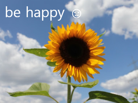 be happy ☺