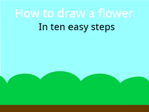 How to Draw a Flower in Ten Easy Steps