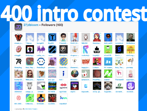 400 follower intro contest! (closed)