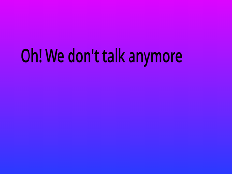 Part 3 of We Dont Talk Anymore MAP remix