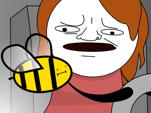 When there's a bee in the car