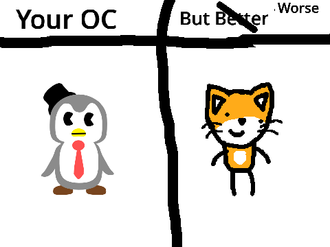 draw my oc but worse