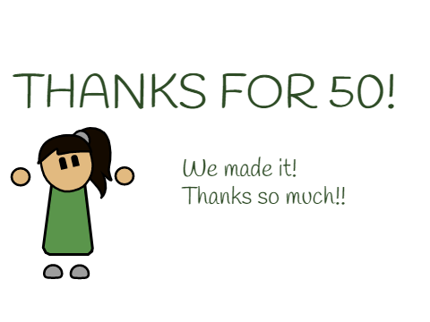 Thanks for 50!