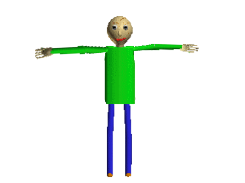 baldi with a little message