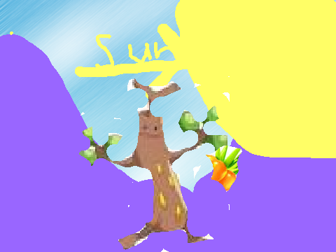 Stickman eating a pokemon fruit