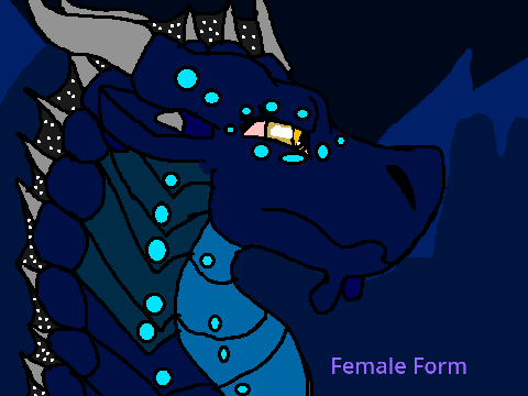 DarkFrost a Nightwing Seawing hybrid