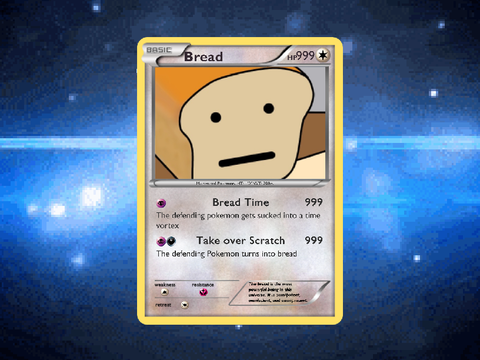 Bread Pokemon Card