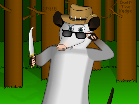 Bushman Ozzie (Over the Hedge Fanart) in Scratch