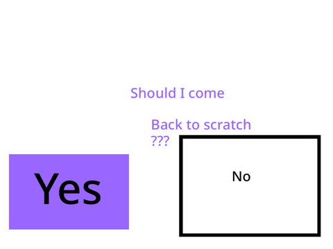 SHOULD I COME BACK?