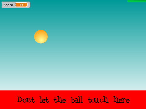 Dont let the ball touch the ground!