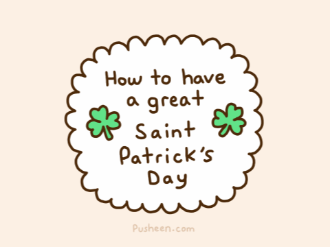 St. Patrics Day the pusheen way