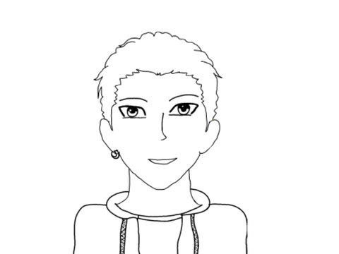 My attempt at drawing anime 
