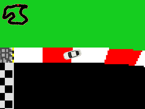 Scrolling car game - Racecar 3000 training