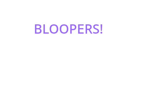 Drawing bloopers