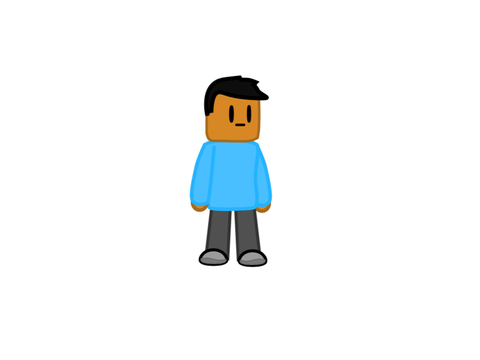 me as a roblox character!