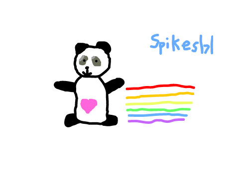 Panda for drawing competition