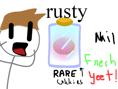 more rareest nail cookie