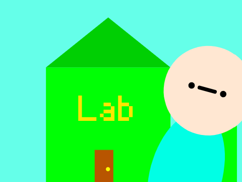 Gilbert goes to the lab!