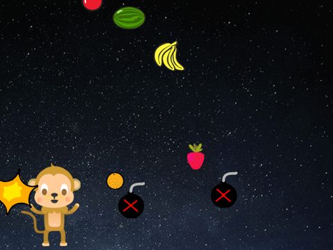 Monkey catch game!!☺☻