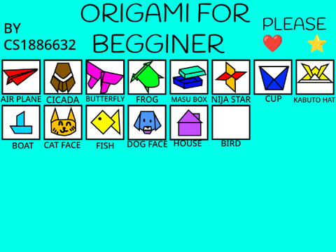 ORIGAMI FOR BEGINNERS