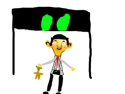 mr bean in area 51